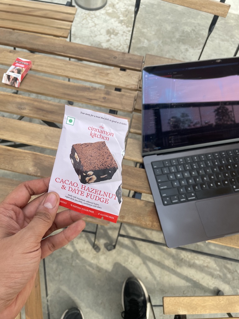 cacao fudge snack