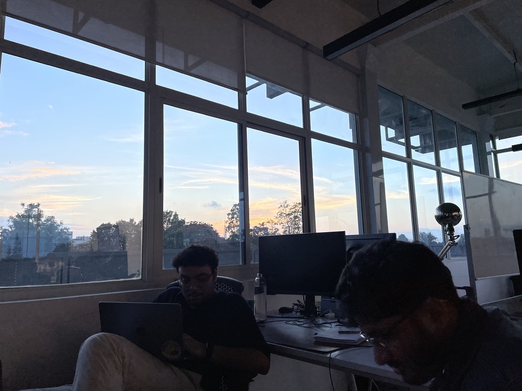 office sunset
