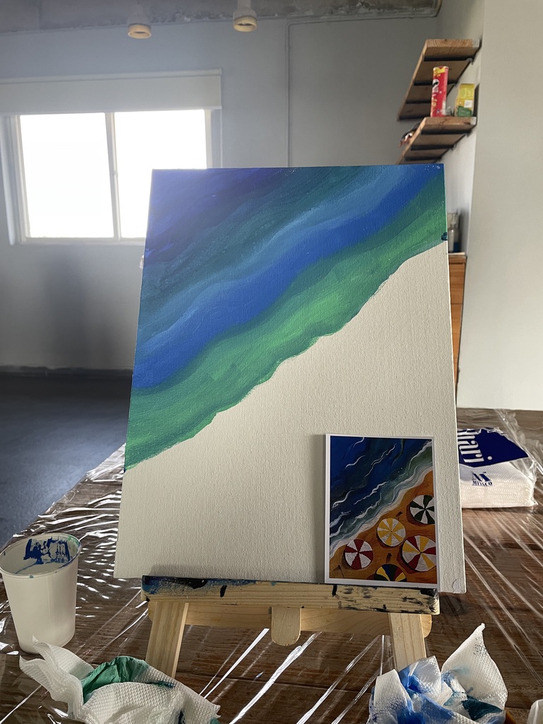 painting in progress