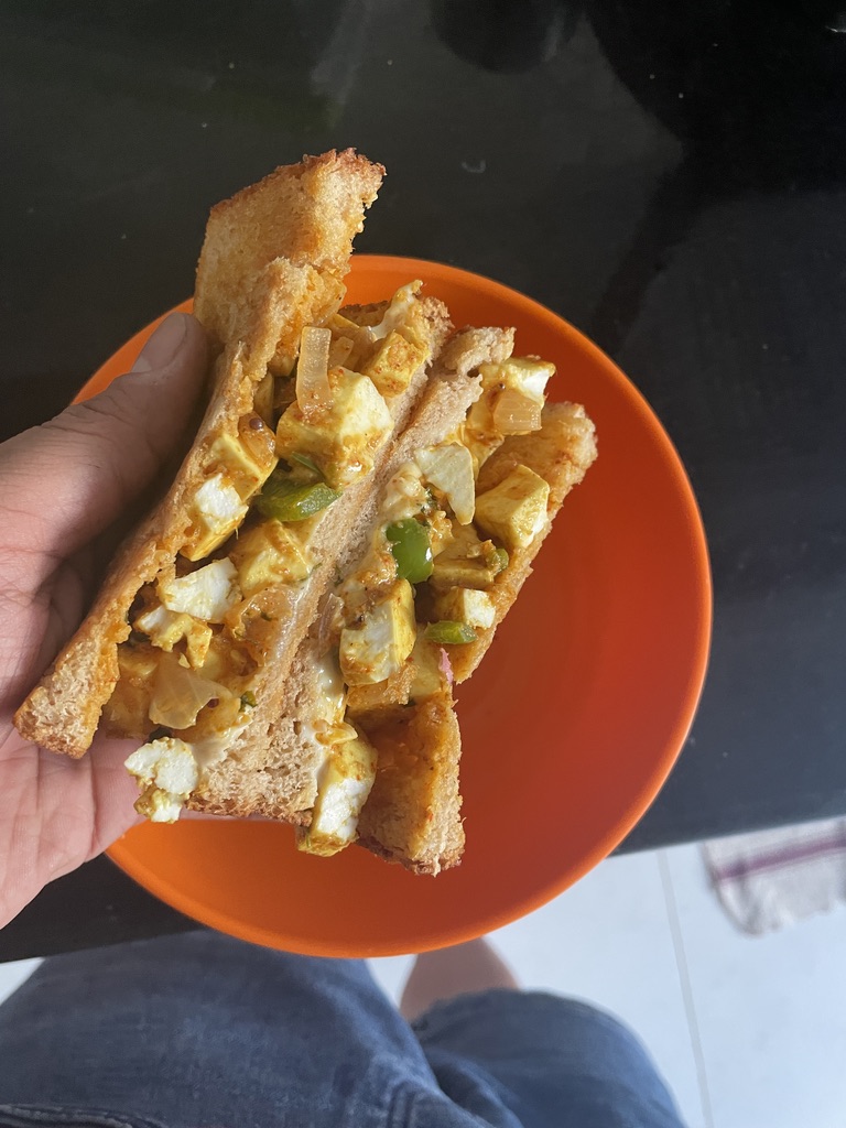 paneer sandwich